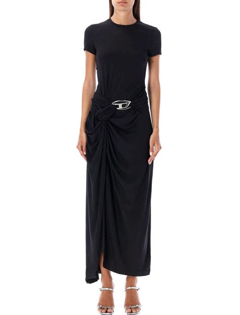 Buy Diesel Rowy Long Dress Black At 33 Off Editorialist