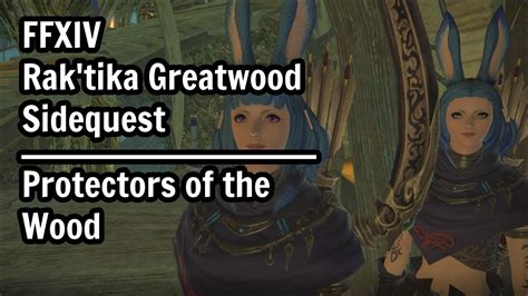 Final Fantasy XIV Shadowbringers Rak Tika Greatwood Sidequest