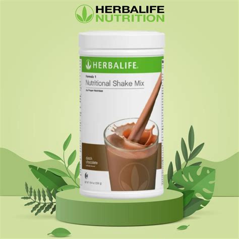 Duty FreeHerbalife F1 Nutritional Shake Mix 550g Canister Dutch