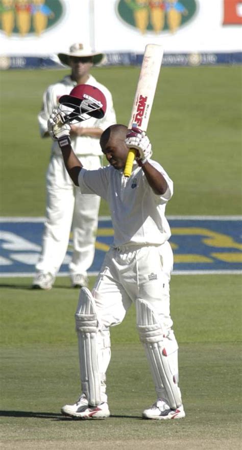 Brian Lara celebrates his century at Newlands | ESPNcricinfo.com