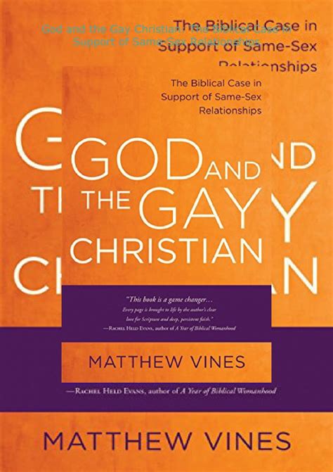 Ebook Free God And The Gay Christian The Biblical Case In Support Of Same Sex Relationships