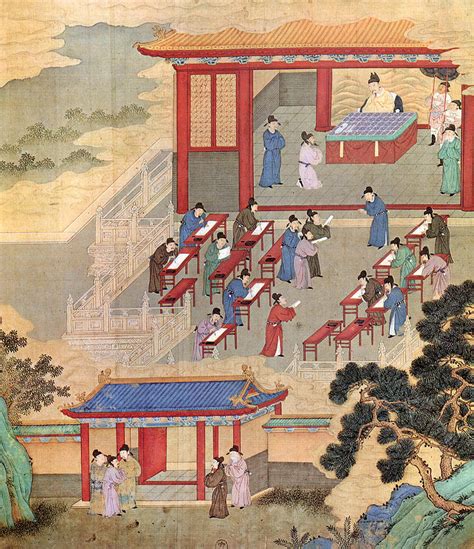 China Confucian Scholars Painting By Granger Pixels