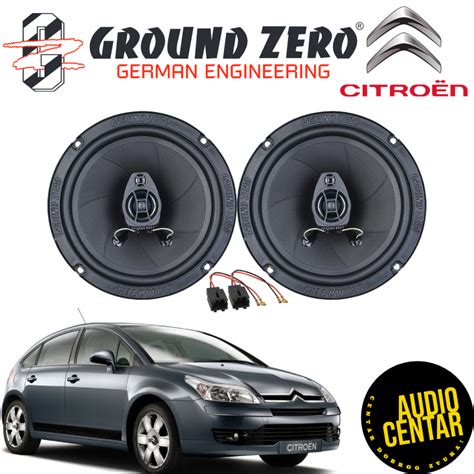 Citroen C4 Mk1 komplet zvučnika Ground Zero Iridium CX Audio Centar