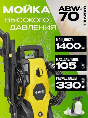 Garvill ABW-70 Мойка высокого давления (аппарат) купить в Минске ...