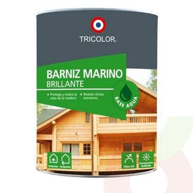 Barniz Marino Base Al Agua Caoba Por Gal N Tricolor Hogar Eltit