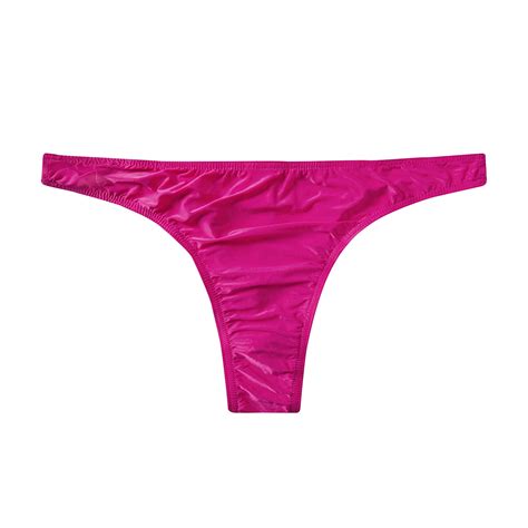 Gxdcog Men S Thong Underwear Elastic Micro Bikini Briefs Men Soild