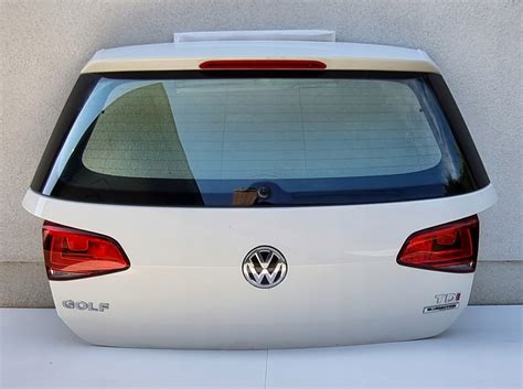 Klapa Ty Z Szyb Vw Golf Vii D Lc A Bia Y Klapa Tyl Tylna Z Szyba Vw