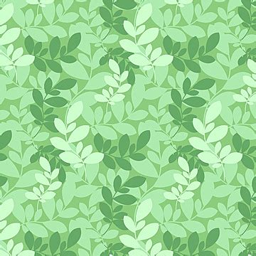 Green Leaf Seamless Pattern For Various Prints Textile Style Background