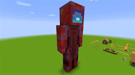 Minecraft Among Us Statue