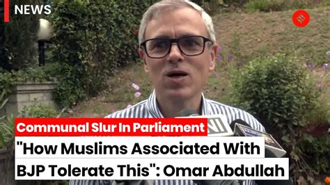 Omar Abdullah Condemns Communal Slurs By BJP MP Ramesh Bidhuri Danish