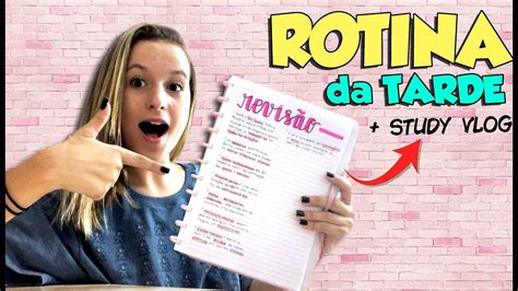 ROTINA DA TARDE STUDY VLOG RECEBIDOS YouTube