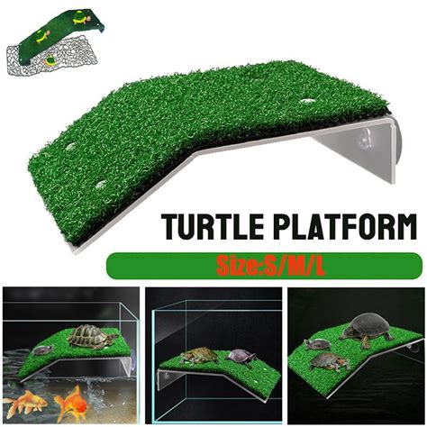 S M L Turtle Basking Platform Tortoise Ramp Reptile Tank Ladder