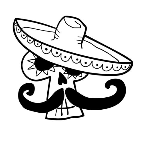 Dibujos De El Día De Muertos Para Colorear Gran Colección 2020