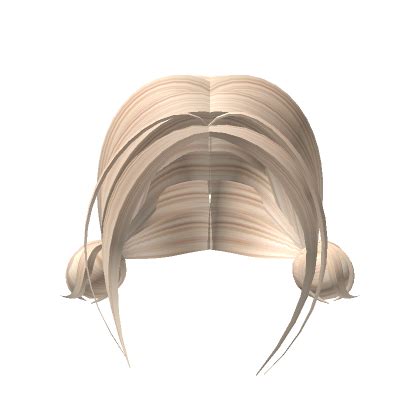 Preppy Y2K Blonde Pigtail Buns Bangs S Code Price RblxTrade