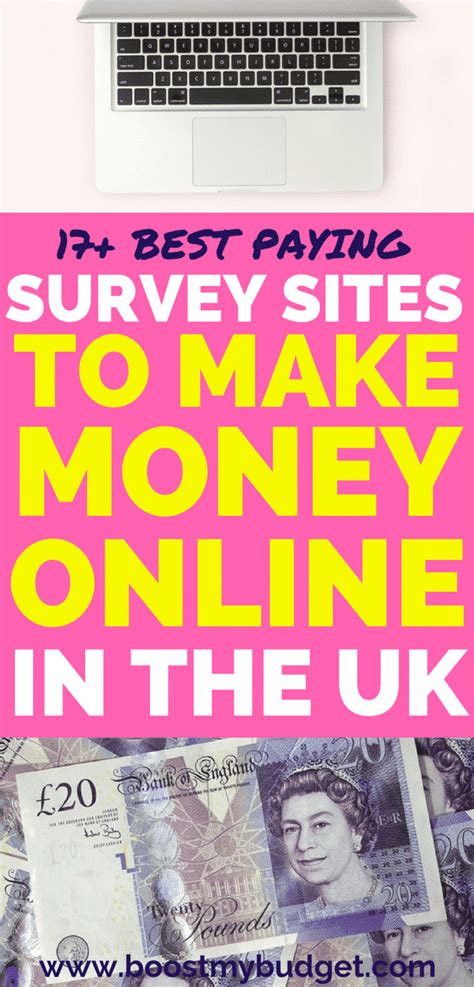 The Ultimate List Of Paid Survey Sites In The Uk Boost My Budget