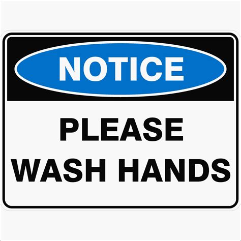 PLEASE WASH HANDS Discount Safety Signs New Zealand