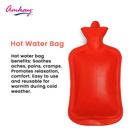 Amkay Hot Water Bag For Pain Relief In Shoulder Back Neck And Full Body Relief Classic Hot Bag