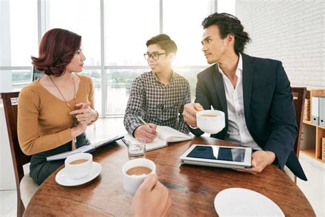 Coffee Break Stock Image Image Of Teamwork Business 87254203