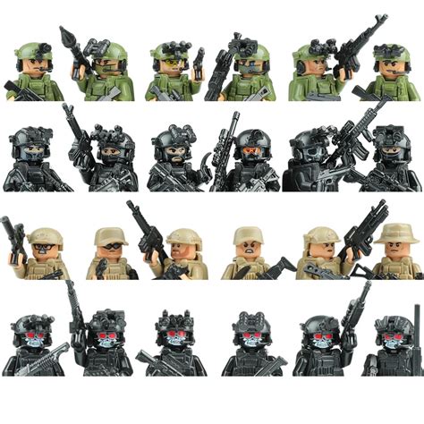 Moderne Spezial Einheiten Figuren Zubeh R Bausteine Kommando Armee