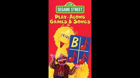 Sesame Street Play Along Games And Songs Vhs