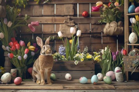 Cesta De Huevos De Superficie De Escritura De Pascua Feliz Daffodil