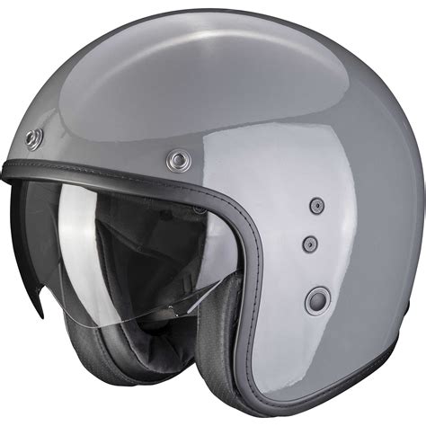 Motorcycle Helmet Jet Scorpion Belfast Evo Solid Gray Cement For Sale