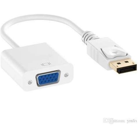 Adaptateur Displayport Male To Vga Femelle Le Meilleur Prix Au Maroc