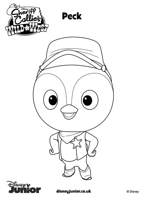 Free Printable Sheriff Callie Coloring Pages - Printable Templates