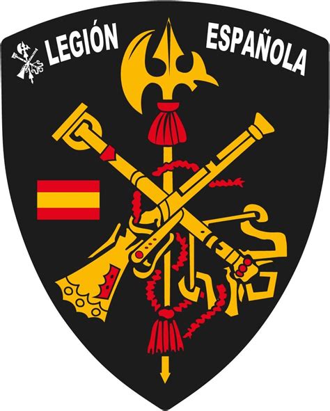 Artimagen Pegatina Escudo Pico Logo Legión Color 40x60 Mm Amazones