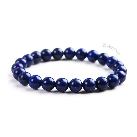 Pulsera Lapislázuli 8mm Pulseras hombre Pulseras Lapislázuli