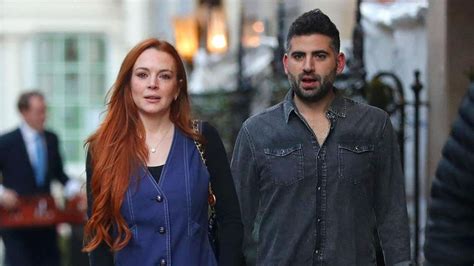 Lindsay Lohan Is In London With Her Husband Bader Shammas