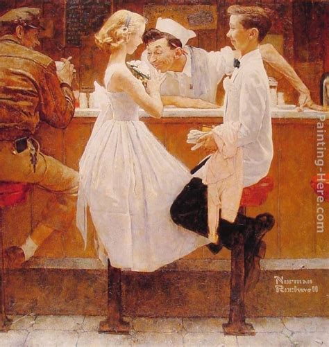 Norman Rockwell After The Prom Painting