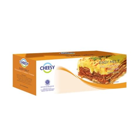 Jual Kg Cheesy Easy Melt Keju Cheddar Olahan Shopee Indonesia