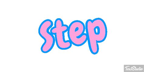 Step Word Animated  Logo Designs