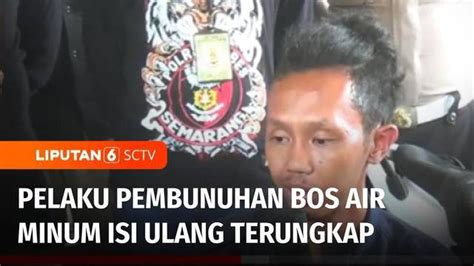 Video Pelaku Pembunuhan Bos Depot Air Isi Ulang Akhirnya Terungkap