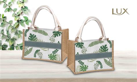 LUX Eco Friendly Jute Tote Bag APAC Merchandise Solution