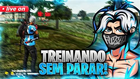 JOGANDO OS INSCRITOS TREINANDO MUITO FOCO FREE FIRE AO