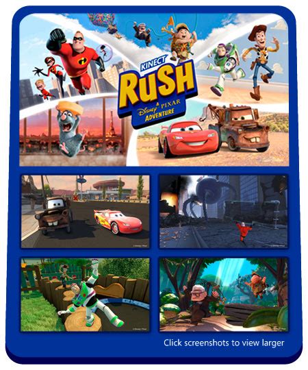 Amazon Kinect Rush A Disney Pixar Adventure Xbox Microsoft