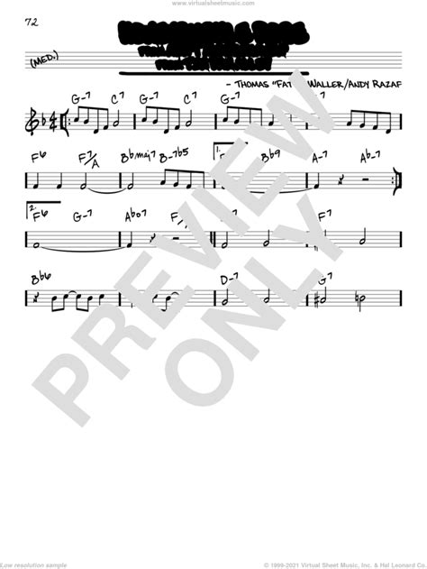 Honeysuckle Rose Sheet Music Real Book Pdf