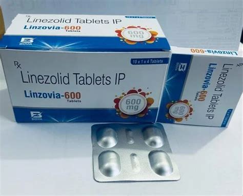 Linezolid Mg Tablet Linzovia At Rs Stripe Linezolid