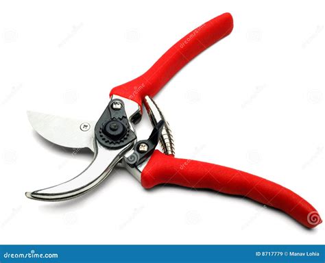 Red Color Pruning Shears Stock Image Image Of Life Cutting 8717779