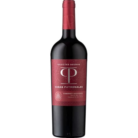 Casas Patronales Reserva Cabernet Sauvignon Czerwone Wytrawne Wino 0