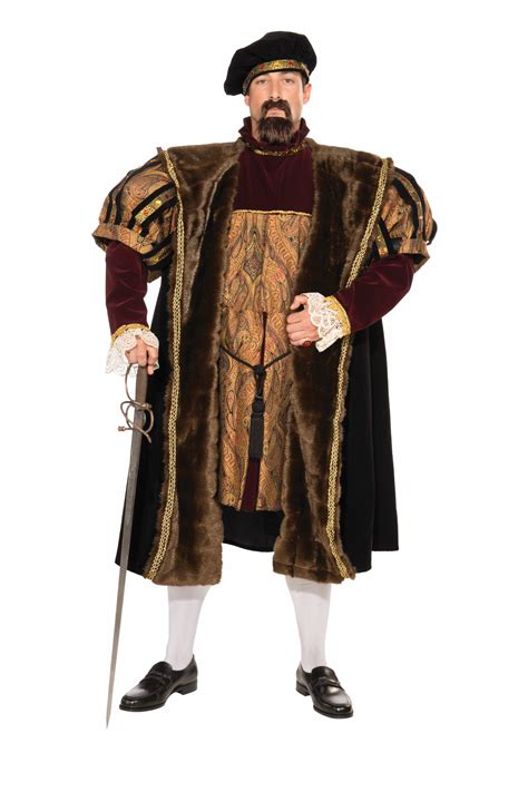 King Henry Vii England Medieval Renaissance Mens Adult Size Halloween