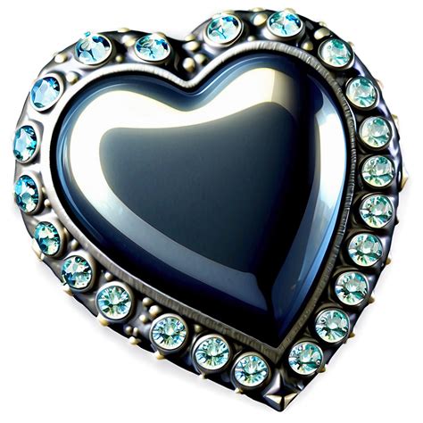 Download Glittering Heart Jewel Png B