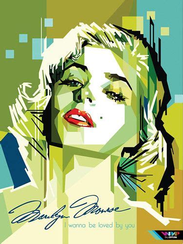 Marylin Monroe In Wpap Wedha S Pop Art Portrait By Dimas Pop Art