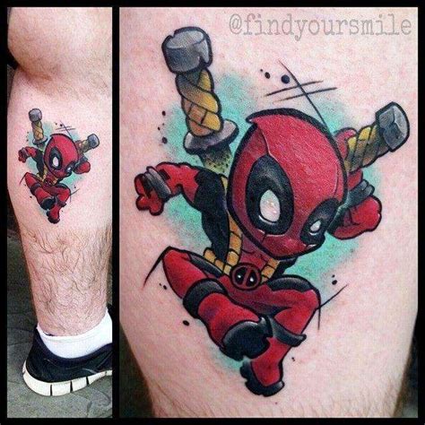 The Best Marvel Comics Tattoos Deadpool Tattoo Geek Tattoo Cartoon Tattoos