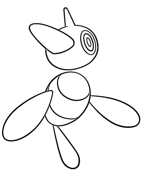 Porygon-Z Pokemon Coloring Page - Free Printable Coloring Pages for Kids