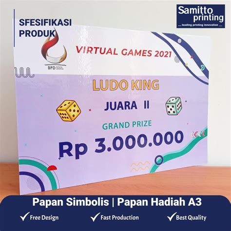 Jual Papan Simbolis Papan Hadiah A3 Shopee Indonesia