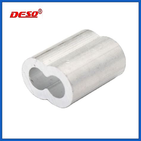 Us Type Steel Cable Sleeve Double Hole Swage Wire Rope Hourglass