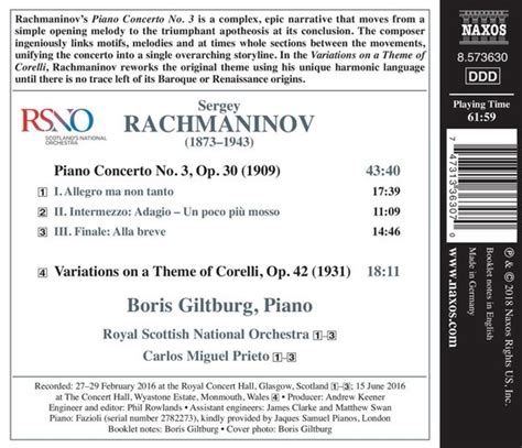 Giltburg Royal Scottish National Orchestra Carlo Rachmaninov Piano